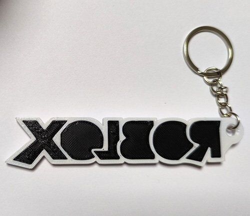 Брелок Роблокс Roblox Text Keychain ABS пластик 9 см.