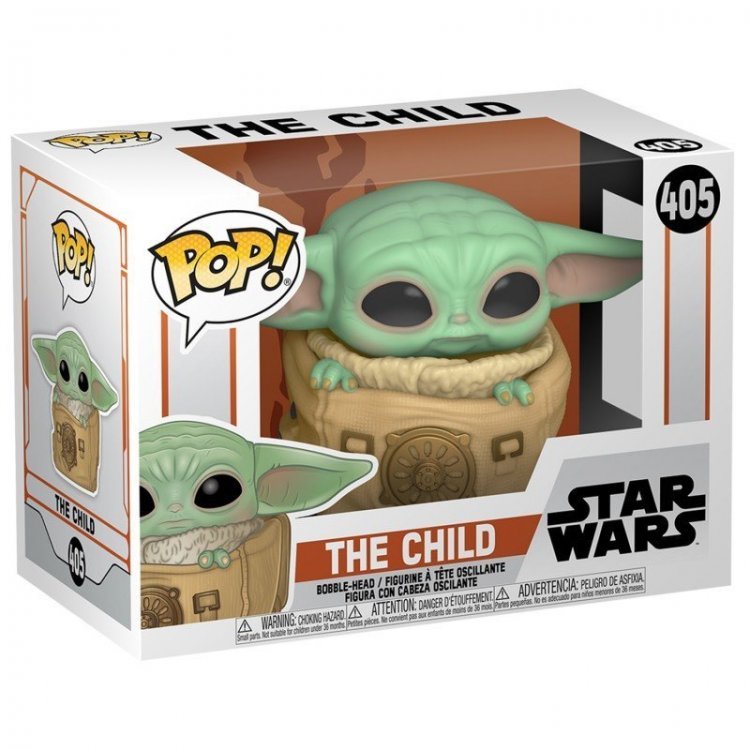 Фигурка Funko Pop Star Wars: Mandalorian - The Child Baby with Bag Grogu Фанко Грогу 405 (примята коробка) Фигурка Funko Pop Star Wars: Mandalorian - The Child Baby with Bag Grogu Фанко Грогу 405 (примята коробка)