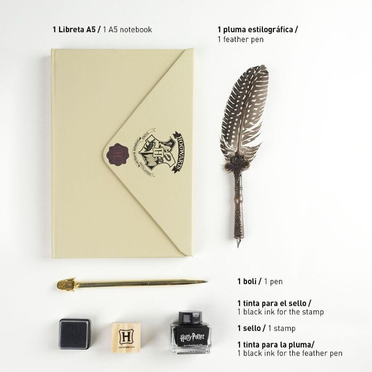 Канцелярський набір Harry Potter Caligrafia Stationery Set Гаррі Поттер + Перо