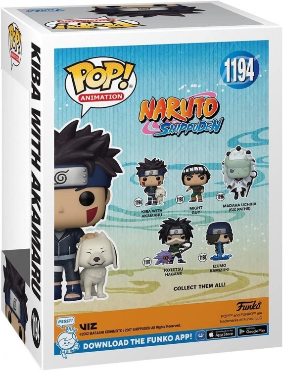 Фігурка Funko Animation: Naruto - Kiba with Akamaru Фанко Наруто Кіба та Акамару 1194 Фігурка Funko Animation: Naruto - Kiba with Akamaru Фанко Наруто Кіба та Акамару 1194