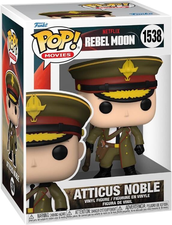 Фігурка Funko Movies: Netflix Rebel Moon Atticus Noble фанко Бунтівний Місяць Аттікус Нобл 1538 Фігурка Funko Movies: Netflix Rebel Moon Atticus Noble фанко Бунтівний Місяць Аттікус Нобл 1538