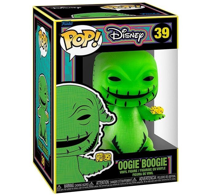 Фігурка Funko Disney The Nightmare Before Christmas Oogie Boogie (Blacklight) Кошмар перед Різдвом 39