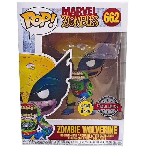 Фігурка Funko POP Marvel - Zombies Wolverine Glow-in-the-Dark (Exclusive)