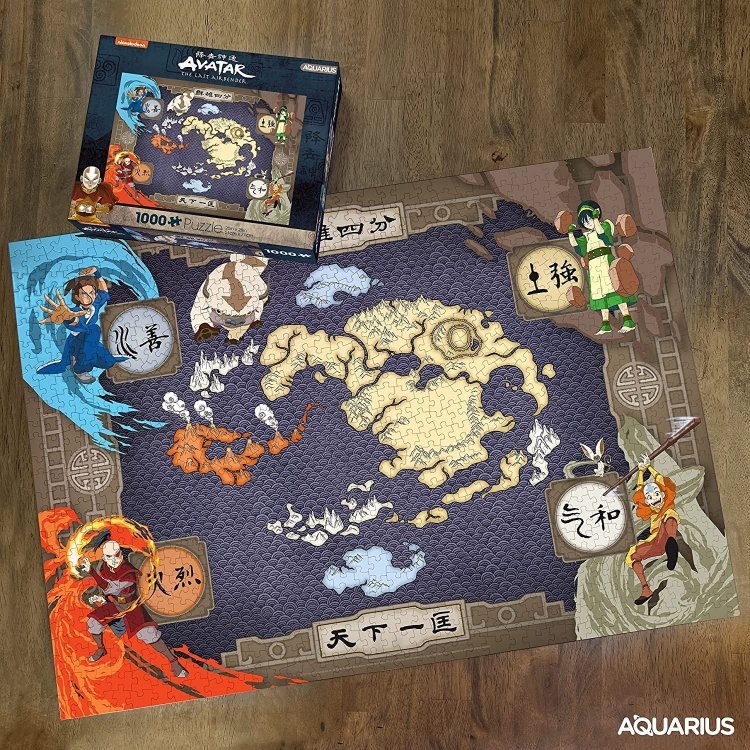 Пазл Аватар Карта Aquarius Avatar The Last Airbender - Map Puzzle (1000-Piece) Пазл Аватар Карта Aquarius Avatar The Last Airbender - Map Puzzle (1000-Piece)
