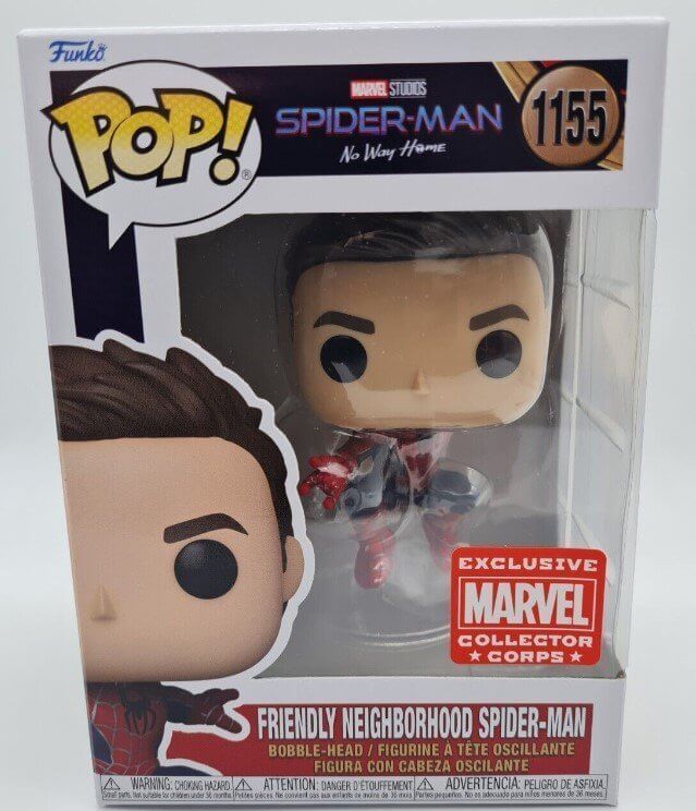 Фігурка Funko: Friendly Neighborhood Spider-Man Фанко Людина павук (Marvel CC Exclusive) 1155 Фігурка Funko: Friendly Neighborhood Spider-Man Фанко Людина павук (Marvel CC Exclusive) 1155