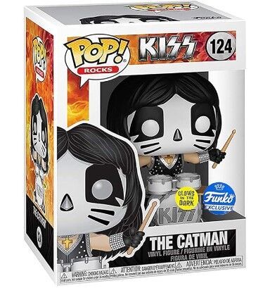 Фігурка Funko KISS The Catman Фанко Кісс Людина-кіт Glow in The Dark (Exclusive) 124 Фігурка Funko KISS The Catman Фанко Кісс Людина-кіт Glow in The Dark (Exclusive) 124