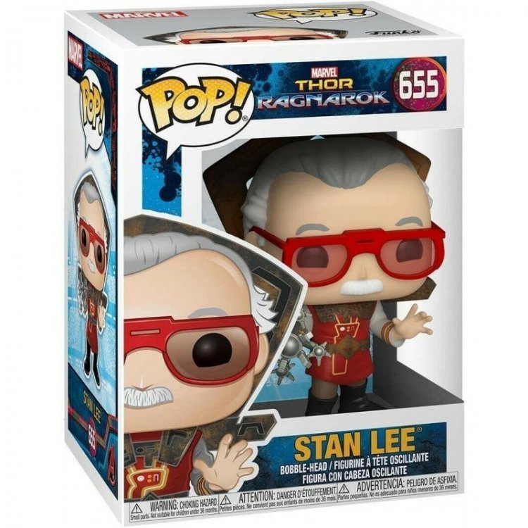 Фигурка Funko Marvel Bobble Stan Lee in Ragnarok Outfit фанко 655 Фигурка Funko Marvel Bobble Stan Lee in Ragnarok Outfit фанко 655