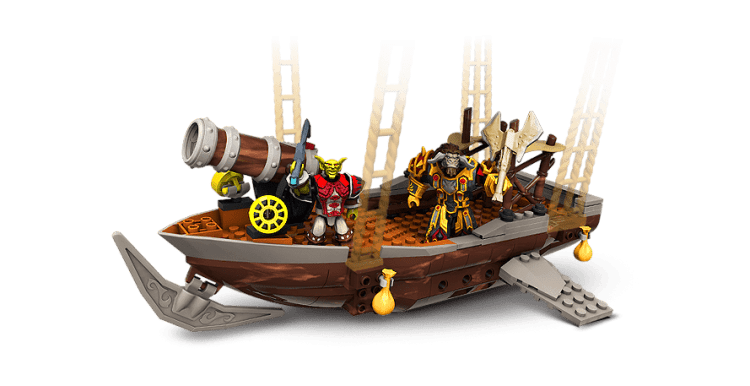 Mega Bloks World of Warcraft Set: goblin zeppelin ambush Mega Bloks World of Warcraft Set: goblin zeppelin ambush
