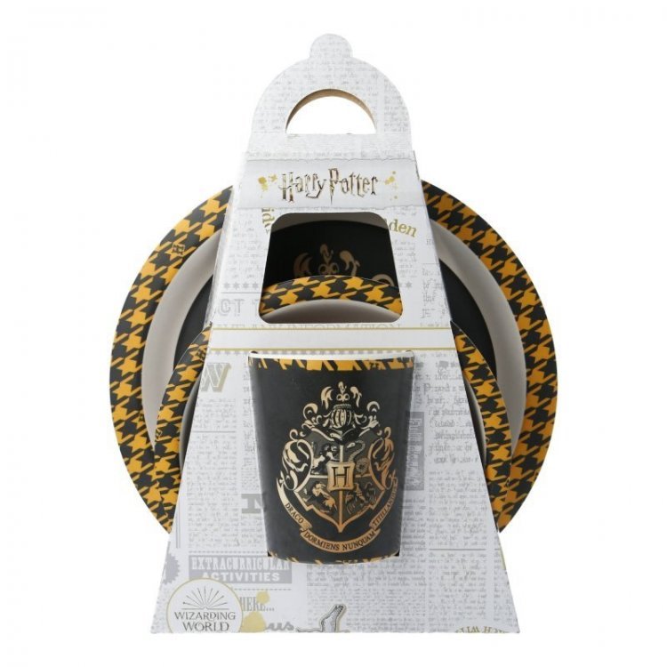 Набор посуды Stor Harry Potter Bamboo 3 Pcs Set With Rim  Набор посуды Stor Harry Potter Bamboo 3 Pcs Set With Rim