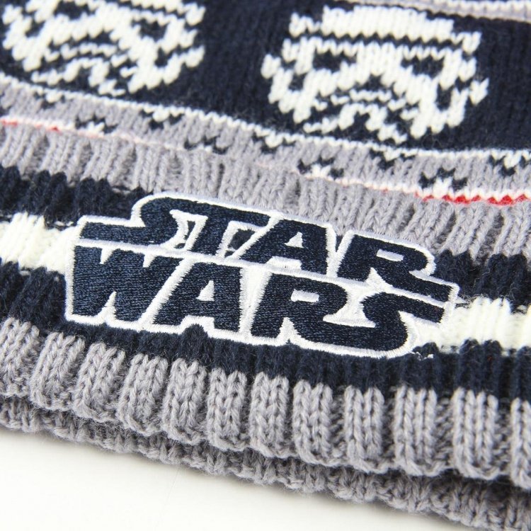 Шапка Star Wars Stormtrooper Jacquard Hat Pompon Зоряні війни Штурмовик Дитяча Шапка Star Wars Stormtrooper Jacquard Hat Pompon Зоряні війни Штурмовик Дитяча