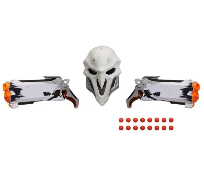 Overwatch Wight Reaper Nerf Rival Blaster 2-Pack and Mask Овервотч оружие игрушка маска Жнец