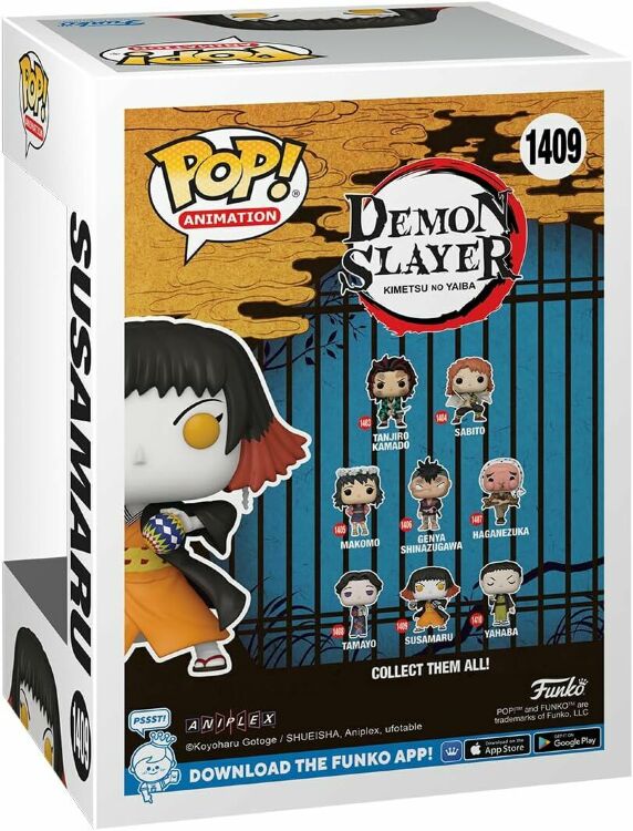 Фигурка Funko Demon Slayer Susamaru Фанко Сусамару Клинок, рассекающий демонов 1409 Фигурка Funko Demon Slayer Susamaru Фанко Сусамару Клинок, рассекающий демонов 1409