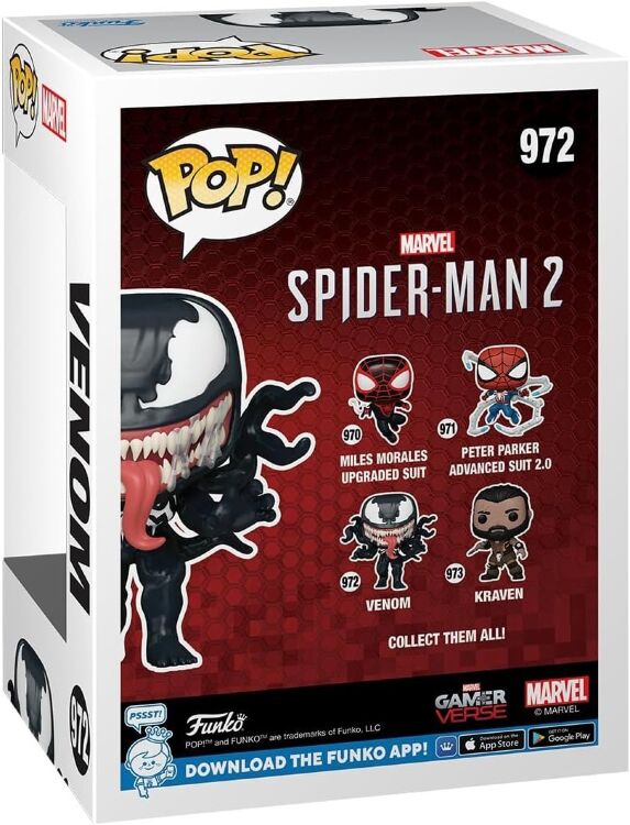 Фігурка Funko Marvel: Spider Man 2 Venom Веном фанко 972 Фігурка Funko Marvel: Spider Man 2 Venom Веном фанко 972