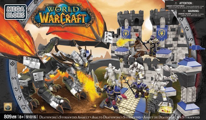 Mega Bloks World of Warcraft: deathwing's stormwind assault Mega Bloks World of Warcraft: deathwing's stormwind assault