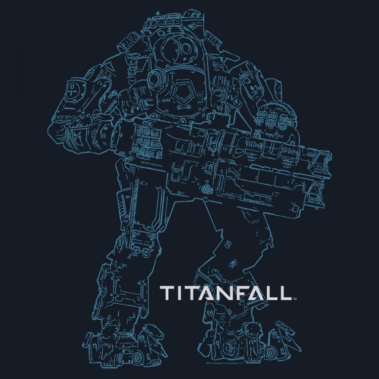 Футболка Titanfall Atlas Outline Premium Tee T-Shirt (размер S, 3XL) Футболка Titanfall Atlas Outline Premium Tee T-Shirt (размер S, 3XL)