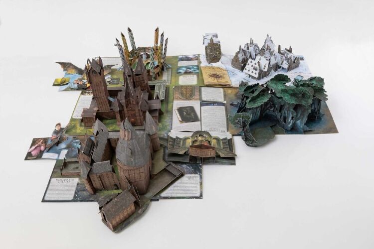 Книга 3D карта Хогвартс Гаррі Поттер Harry Potter: A Pop-Up Guide to Hogwarts (Тверда палітурка) (Eng)