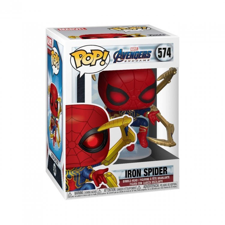 Фигурка Funko Marvel: Iron Spider with Nano Gauntlet Человек-Паук с нано-перчаткой 574  Фигурка Funko Marvel: Iron Spider with Nano Gauntlet Человек-Паук с нано-перчаткой 574