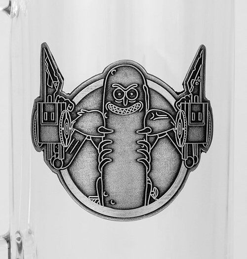 Кружка GB eye Rick and Morty Pickle Rick Stein 500 мл + металевий символ