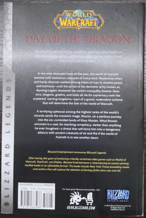 Книга World of Warcraft: Blizzard Legends - Day of the Dragon (мягкий переплёт) (Eng) Книга World of Warcraft: Blizzard Legends - Day of the Dragon (мягкий переплёт) (Eng)