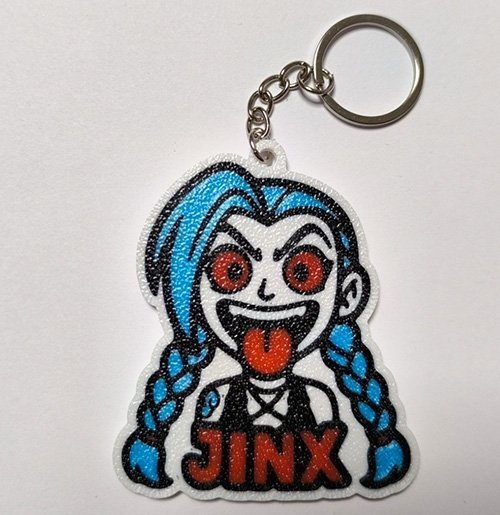 Брелок League of Legends Arcane Jinx Ліга Легенд Джинкс ABS пластик 7 см. Брелок League of Legends Arcane Jinx Ліга Легенд Джинкс ABS пластик 7 см.