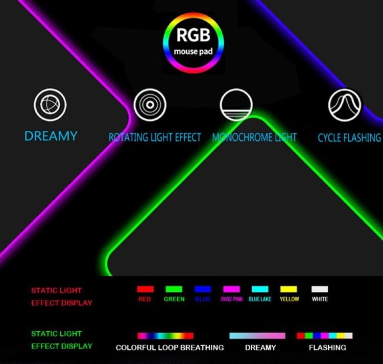 Килимок World of Warcraft Gaming Mouse Pad - Ardenweald Арденвельд (60 * 35 см) + підсвічування