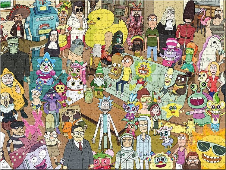 Пазл Рик и Морти Rick and Morty Puzzle (1000 деталей) Пазл Рик и Морти Rick and Morty Puzzle (1000 деталей)