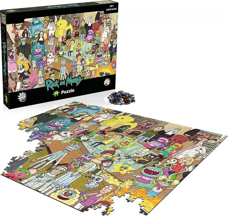 Пазл Рик и Морти Rick and Morty Puzzle (1000 деталей) Пазл Рик и Морти Rick and Morty Puzzle (1000 деталей)