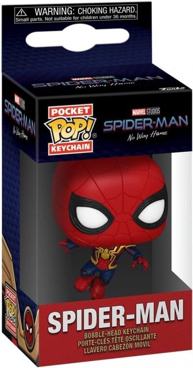 Брелок Funko Pocket Pop Marvel Spiderman No Way Home - Людина павук фанко Брелок Funko Pocket Pop Marvel Spiderman No Way Home - Людина павук фанко