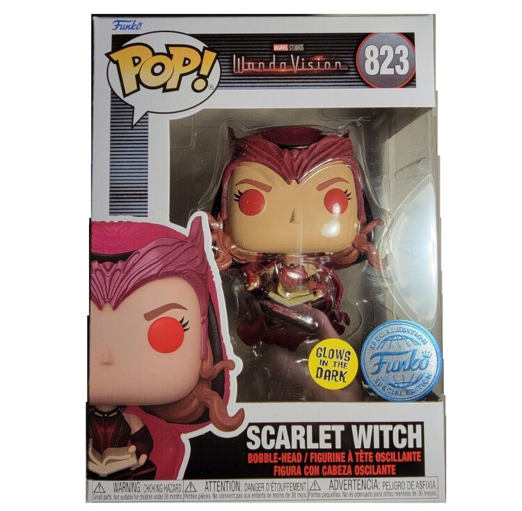 Фігурка Funko Marvel WandaVision Scarlet Witch Фанко Червона Відьма 823 (Funko Exclusive) Фігурка Funko Marvel WandaVision Scarlet Witch Фанко Червона Відьма 823 (Funko Exclusive)