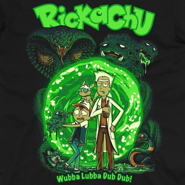 Футболка Morze Rick and Morty Wubba Lubba Dub Dub Рик и морти (размер L)