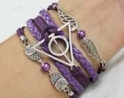 Браслет Harry potter purple leather Браслет Harry potter purple leather