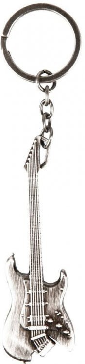 Брелок JINX Cyberpunk 2077 Johnnys Guitar Metal Keychain Брелок JINX Cyberpunk 2077 Johnnys Guitar Metal Keychain