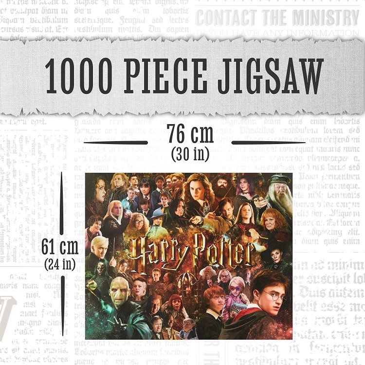 Пазл Гаррі Поттер Harry Potter Characters Movie Collage Puzzle (1000-Piece) Пазл Гаррі Поттер Harry Potter Characters Movie Collage Puzzle (1000-Piece)