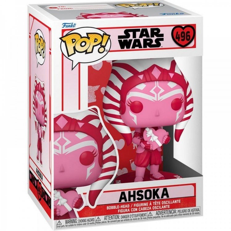 Фигурка Funko Bobble: Star Wars - Ahsoka Valentines Звёздные войны фанко Асока 496 Фигурка Funko Bobble: Star Wars - Ahsoka Valentines Звёздные войны фанко Асока 496