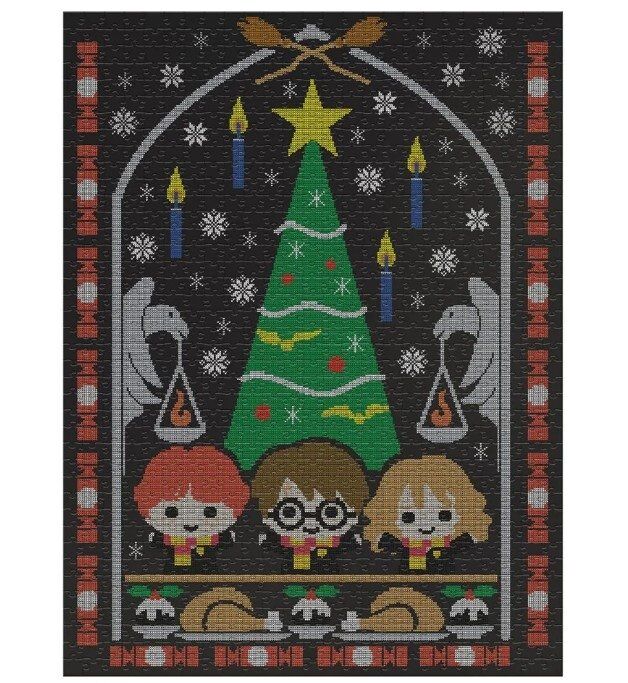 Пазл Winning Moves Harry Potter Holiday at Hogwarts Гаррі Поттер Відпочинок у Гоґвортсі 1000 шт.