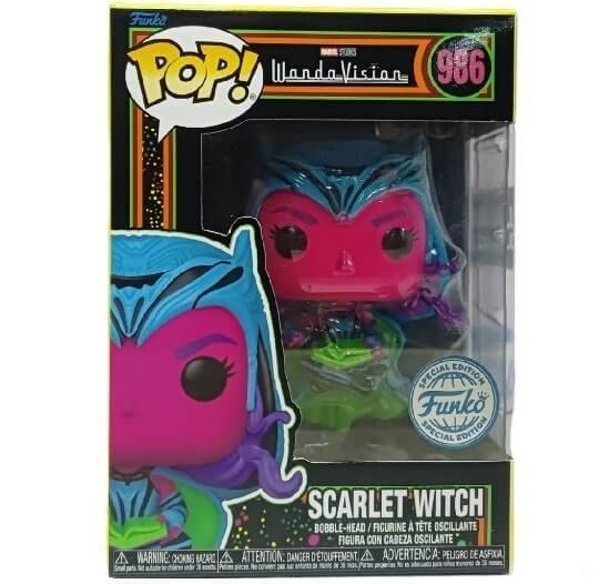 Фигурка Funko Marvel WandaVision - Scarlet Witch (BLACK LIGHT) Фанко АЛАЯ ВЕДЬМА (Funko  Exclusive) 986  Фигурка Funko Marvel WandaVision - Scarlet Witch (BLACK LIGHT) Фанко АЛАЯ ВЕДЬМА (Funko  Exclusive) 986