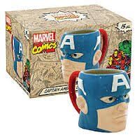Чашка Avengers Captain America Head 15 oz. Molded Ceramic Mug Чашка Avengers Captain America Head 15 oz. Molded Ceramic Mug