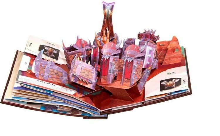 Книга Варкрафт 3D Тривимірна карта Азерота World of Warcraft Pop-Up Book (Тверда палітурка) (Eng) Книга Варкрафт 3D Тривимірна карта Азерота World of Warcraft Pop-Up Book (Тверда палітурка) (Eng)
