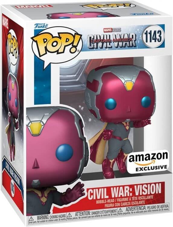 Фигурка Funko Marvel Civil War Vision Фанко Вижн Amazon Exclusive 1143 Фигурка Funko Marvel Civil War Vision Фанко Вижн Amazon Exclusive 1143