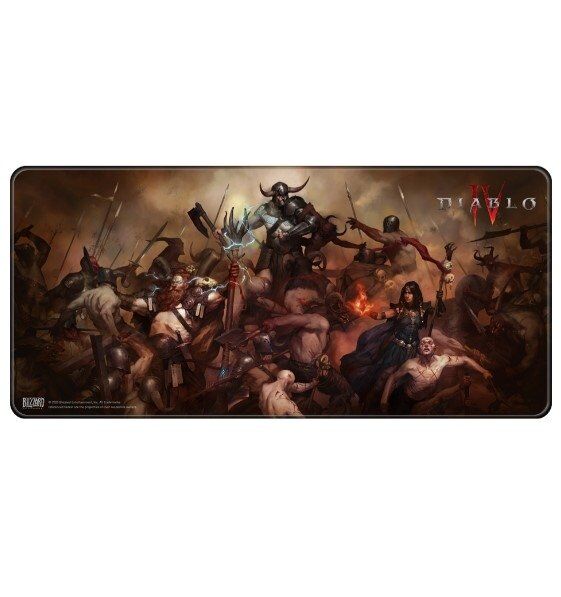 Килимок для миші ігрова поверхня Blizzard DIABLO 4 Heroes (Діабло) XL (90*42 cm)