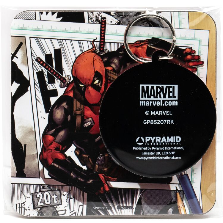 Подарунковий набір Pyramid International Marvel: Deadpool Mug Set (кухоль, підставка, брелок) Подарунковий набір Pyramid International Marvel: Deadpool Mug Set (кухоль, підставка, брелок)