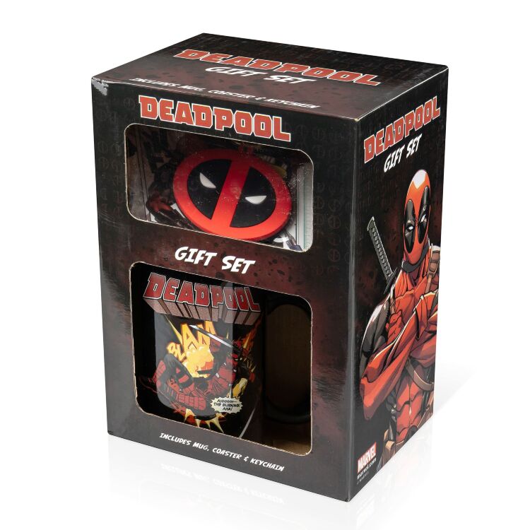 Подарунковий набір Pyramid International Marvel: Deadpool Mug Set (кухоль, підставка, брелок) Подарунковий набір Pyramid International Marvel: Deadpool Mug Set (кухоль, підставка, брелок)