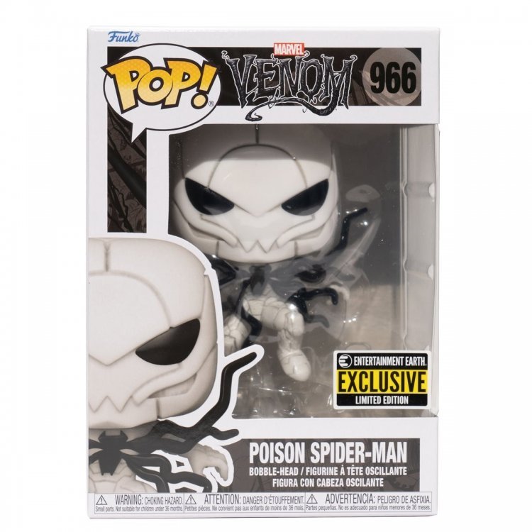 Фигурка Funko Marvel Venom Poison Spider-Man Веном фанко Человек паук Exclusive 966 Фигурка Funko Marvel Venom Poison Spider-Man Веном фанко Человек паук Exclusive 966