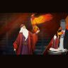 Статуетка Harry Potter - Dumbledore with Fawkes Дамблдор з Феніксом