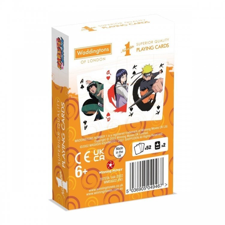 Игральные карты Наруто Naruto Playing Cards Game Waddingtons Number 1 Игральные карты Наруто Naruto Playing Cards Game Waddingtons Number 1