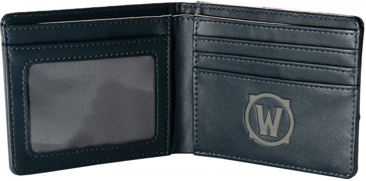 Кошелёк JINX World of Warcraft Alliance Loot Navy/Gray Wallet Альянс   Кошелёк JINX World of Warcraft Alliance Loot Navy/Gray Wallet Альянс