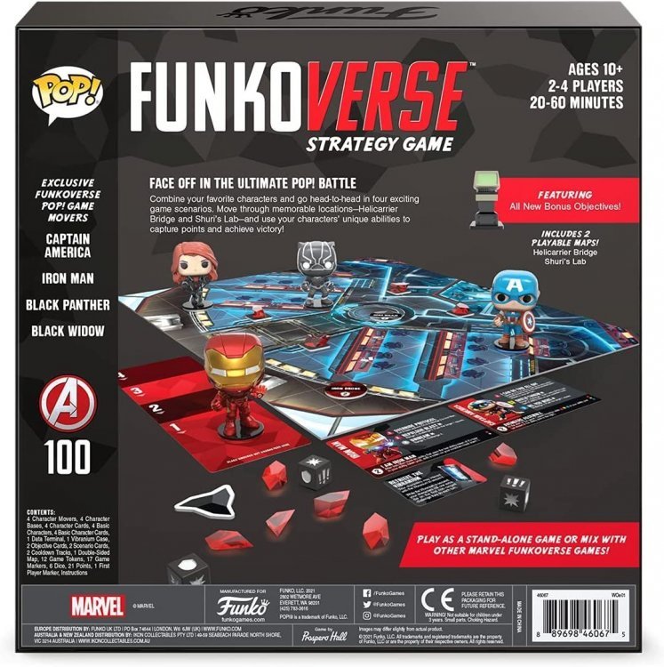 Настільна гра Funko Funkoverse Strategy Game: Marvel 100 Base Set Настільна гра Funko Funkoverse Strategy Game: Marvel 100 Base Set