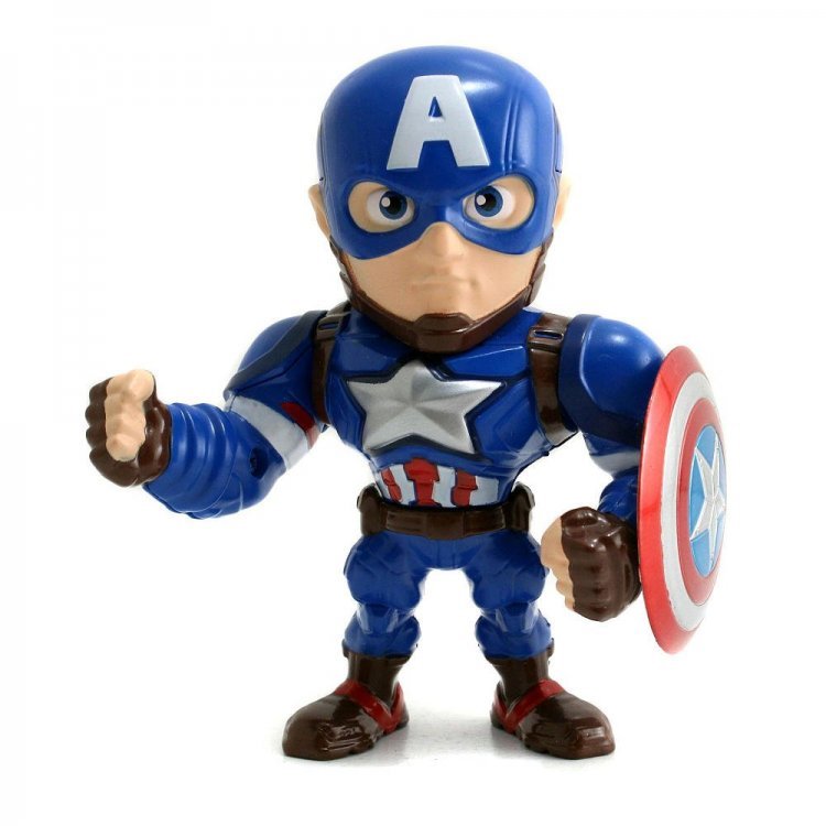Фігурка Jada Toys Metals Die-Cast: Civil War Captain America Figure Фігурка Jada Toys Metals Die-Cast: Civil War Captain America Figure