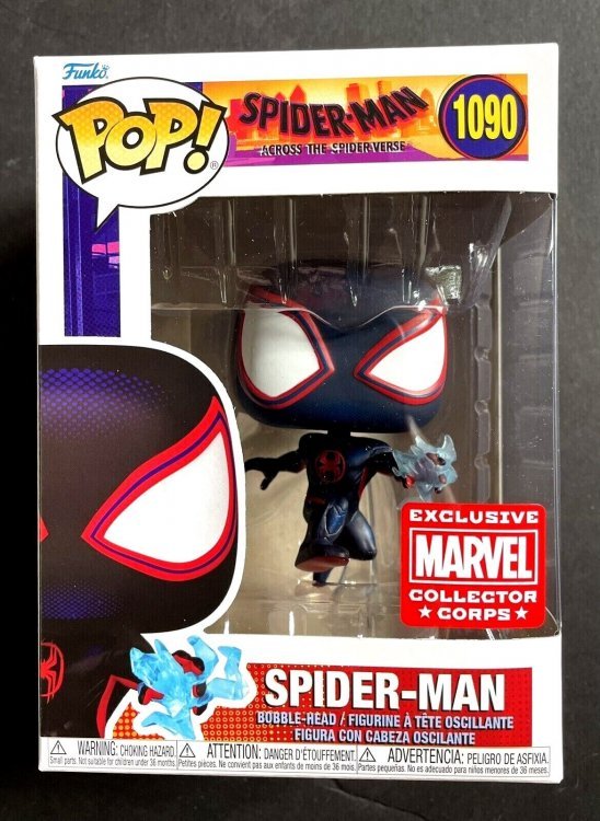 Фігурка Funko Marvel: Across the Spider Verse Spider-man Фанко Людина павук (Collector Corps Exclusive) 1090 Фігурка Funko Marvel: Across the Spider Verse Spider-man Фанко Людина павук (Collector Corps Exclusive) 1090