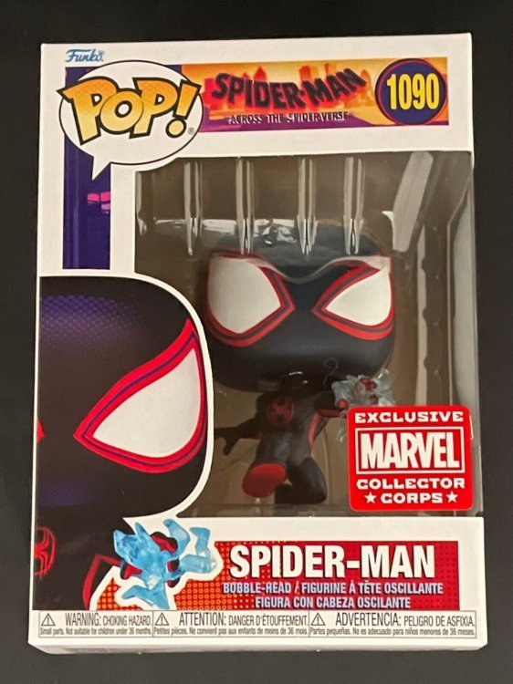 Фігурка Funko Marvel: Across the Spider Verse Spider-man Фанко Людина павук (Collector Corps Exclusive) 1090 Фігурка Funko Marvel: Across the Spider Verse Spider-man Фанко Людина павук (Collector Corps Exclusive) 1090